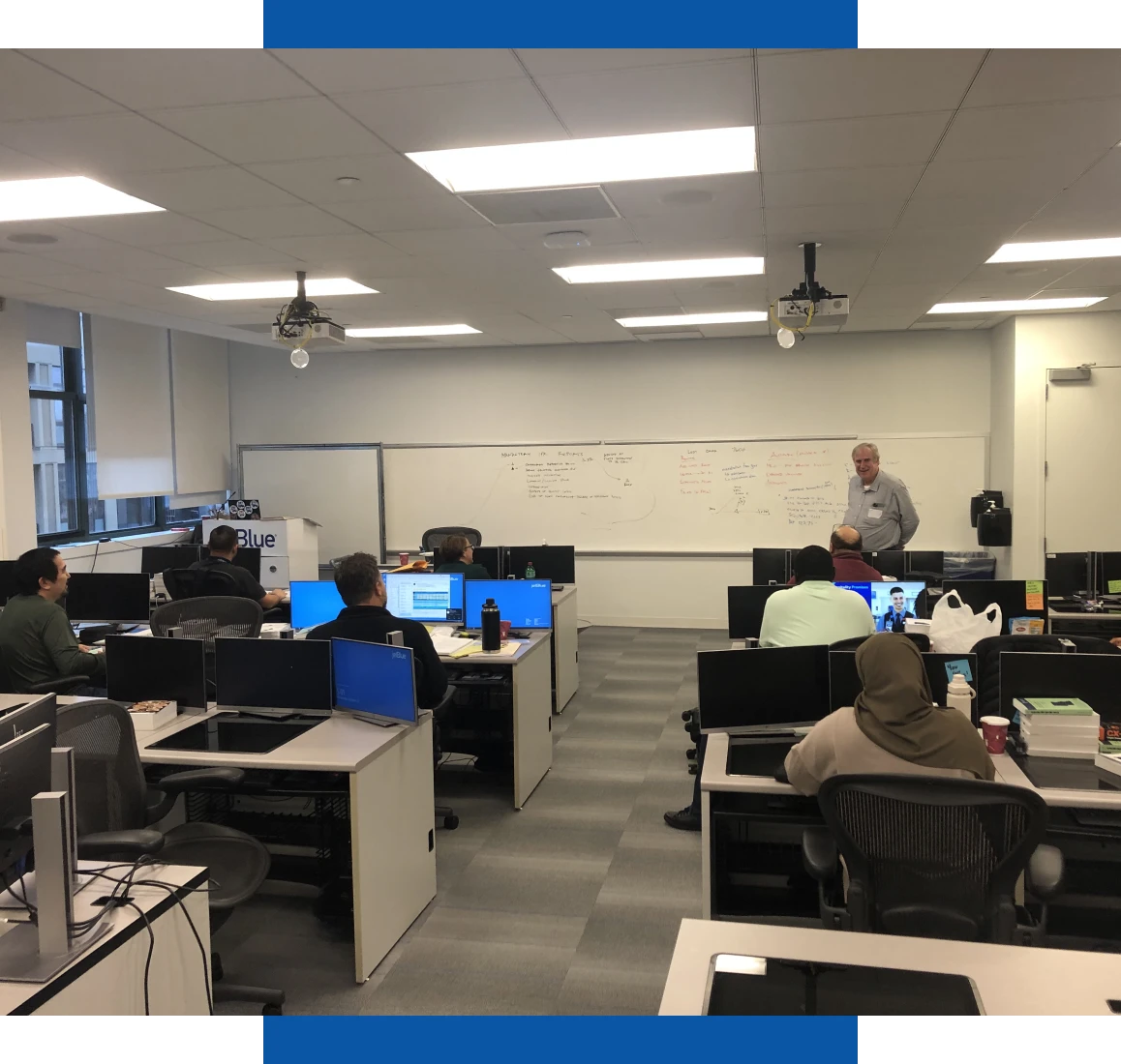 Group learning in modern classroom